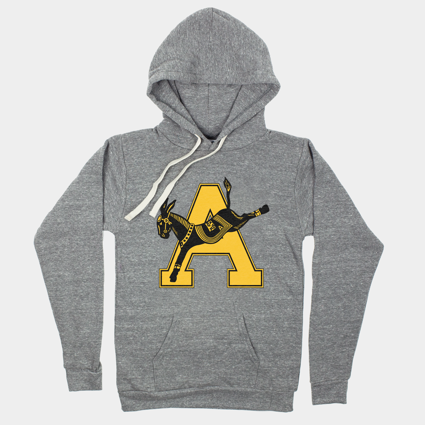 Vintage Army Block ‚ÄúA‚Äù and Mule Hoodie Style001 T-Shirts, Sweatshirt | PureTeeCo.com