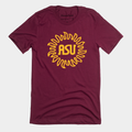 Vintage ASU Sunburst Maroon Tee Hoodie, Sweatshirt | PureTeeCo.com