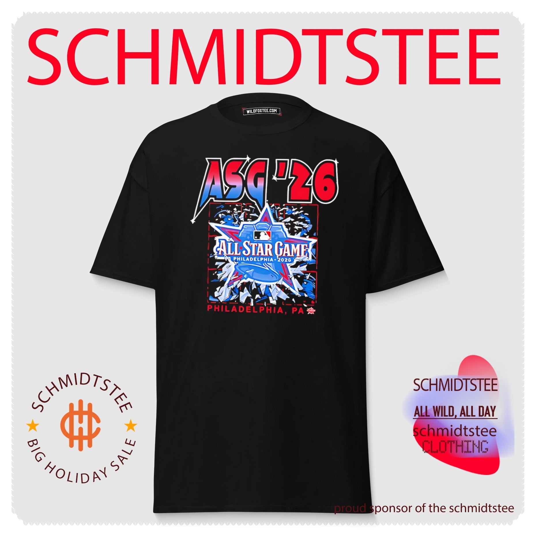 ASG 26 All Star Game Philadelphia 2026 Liberty Bell Baseball shirt