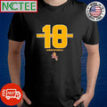 ASU Football Markeston Douglas 18 Stripe Sparky the Sun Devil shirt
