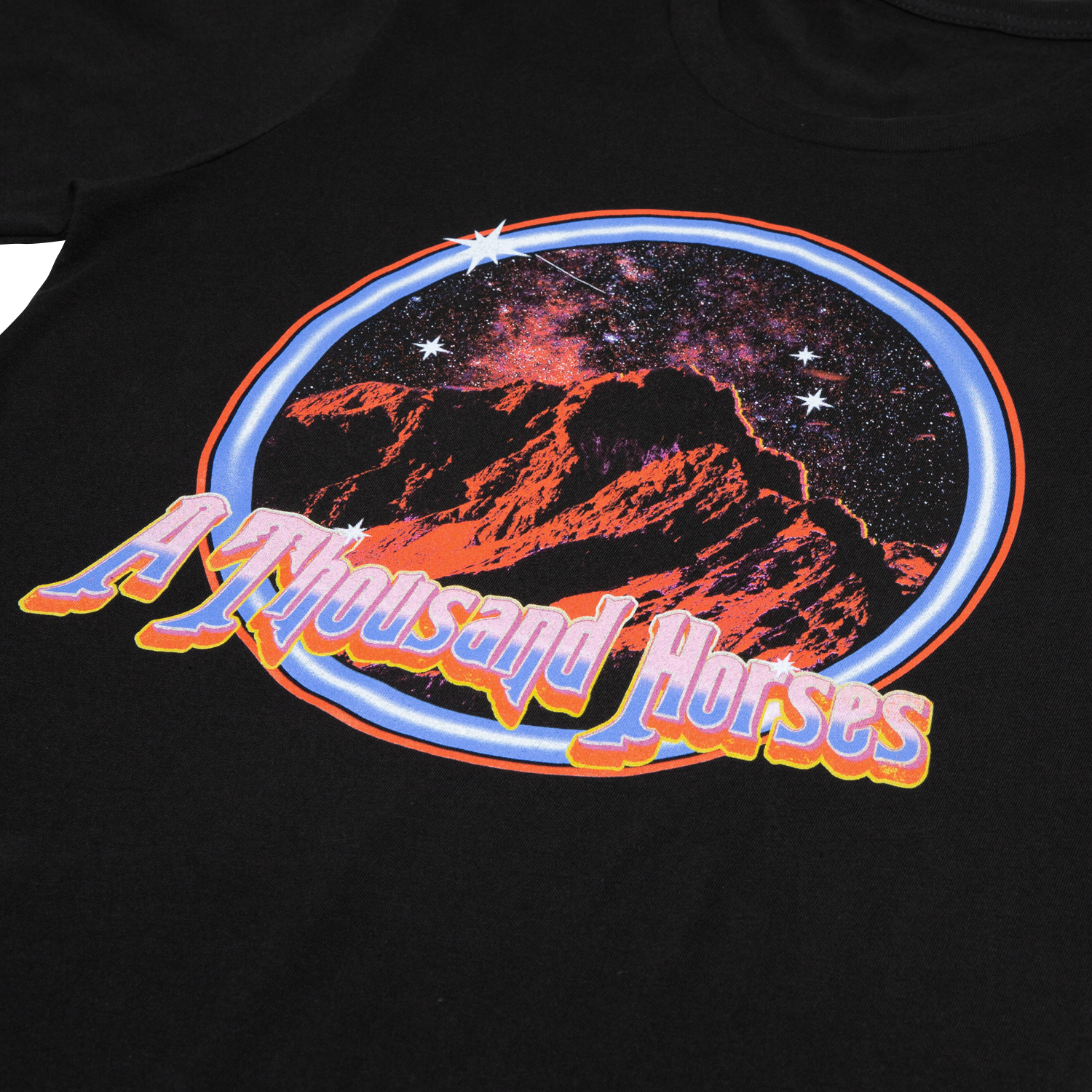 A Thousand Horses - ATH Circle Tee Hoodie, Sweatshirt | PureTeeCo.com (Image 2)
