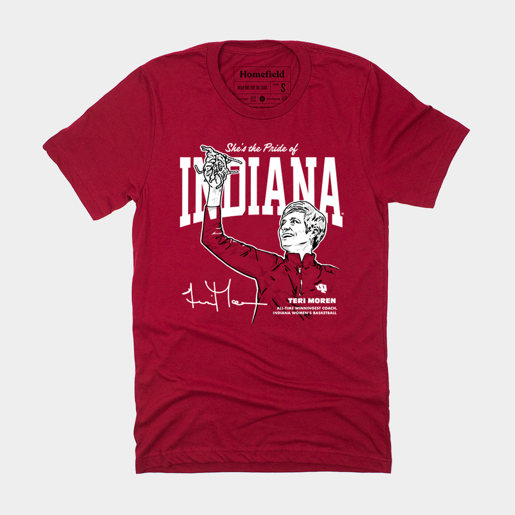 IU Teri Moren Women's Basketball Tee Style001 Hoodie, Sweatshirt | PureTeeCo.com (Image 1)