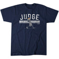 Aaron Judge: Slugger Swing - New York Baseball Adult Unisex Tee Hoodie, Sweatshirt | PureTeeCo.com (Image 1)