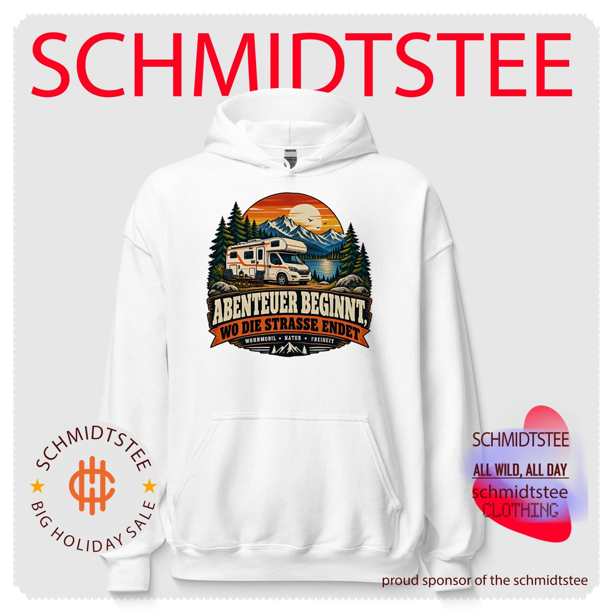 Abenteuer beginnt wo die strasse endet shirt