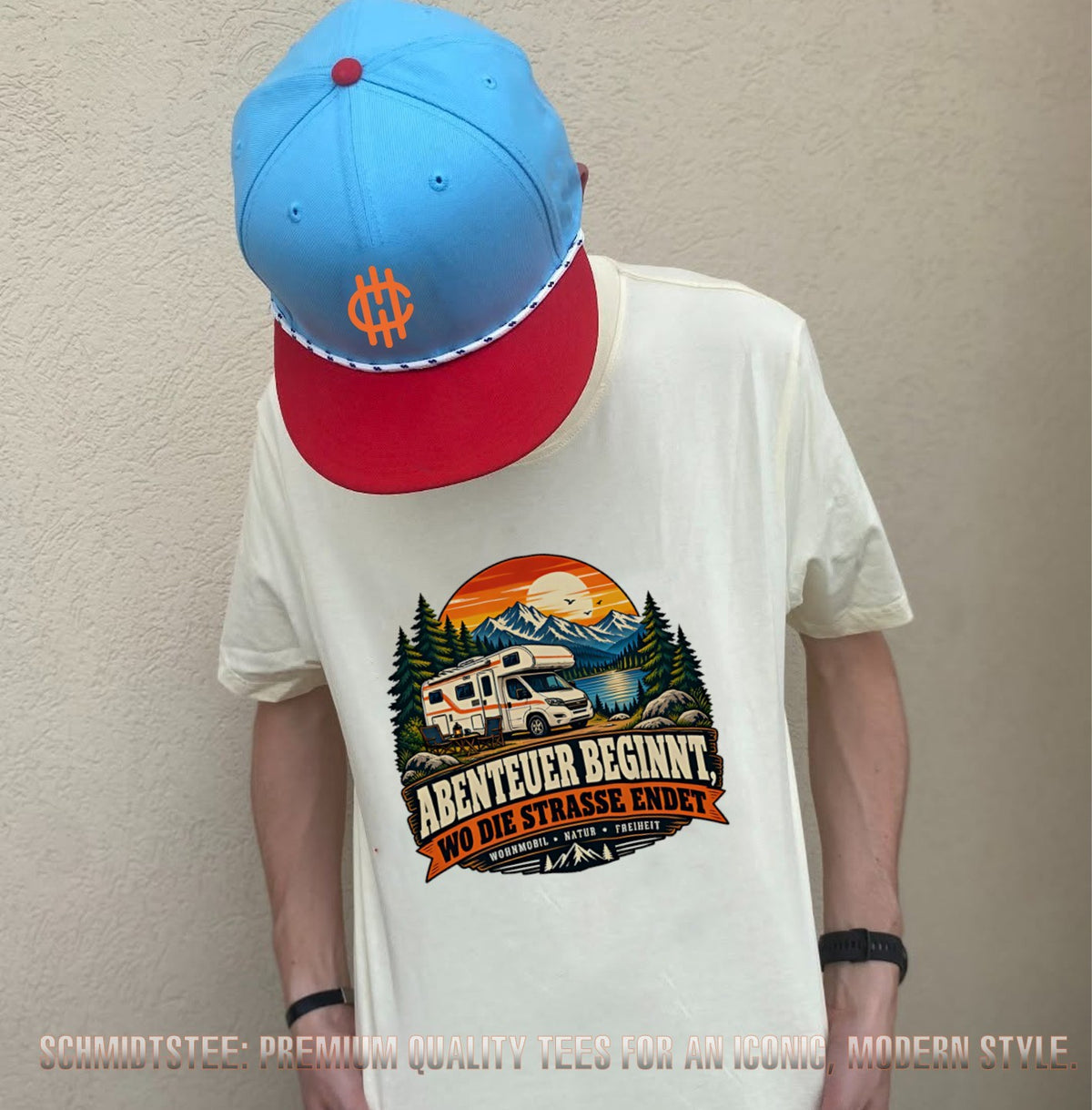 Abenteuer beginnt wo die strasse endet shirt