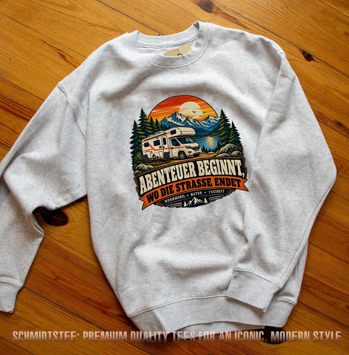 Abenteuer beginnt wo die strasse endet shirt