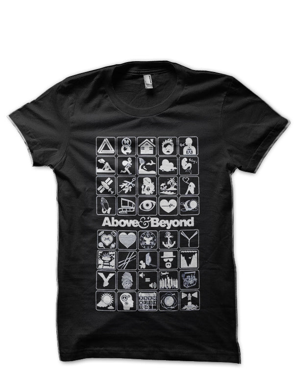 Above And Beyond Black T-Shirt Style001 Hoodie, Sweatshirt | PureTeeCo.com