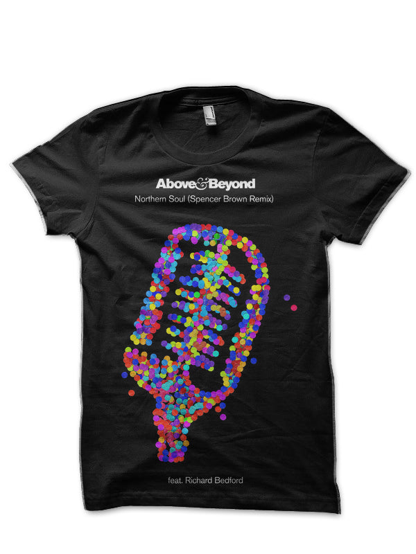 Above And Beyond Black T-Shirt Style004 Hoodie, Sweatshirt | PureTeeCo.com