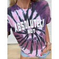 Absolutely Not Blackberry Swirl Tie-Dye Tee Hoodie, Sweatshirt | PureTeeCo.com