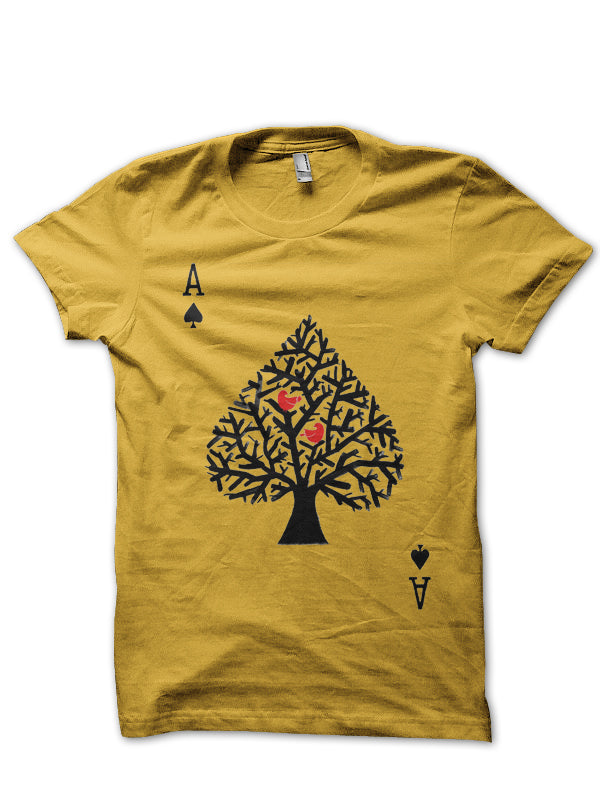 Ace Yellow Tee (All Colours Available) Hoodie, Sweatshirt | PureTeeCo.com