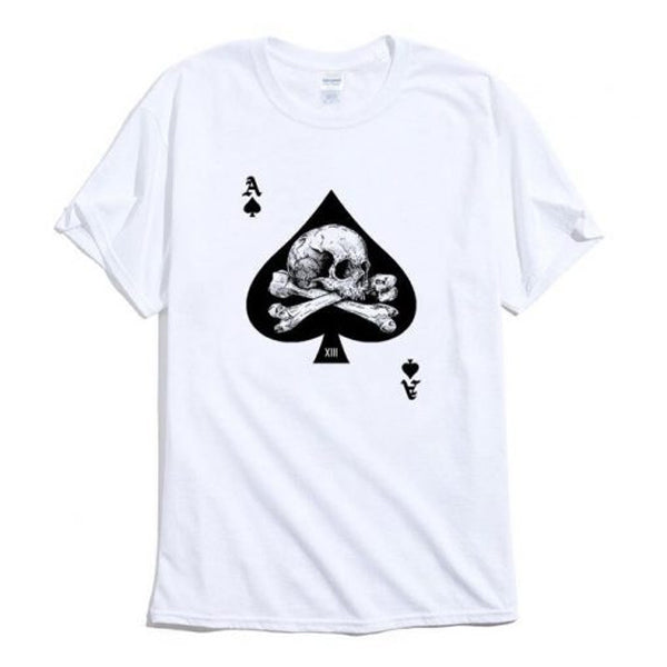 Ace of Spades Skull Poker T-shirt Hoodie, Sweatshirt | PureTeeCo.com