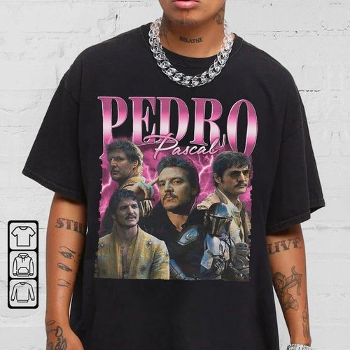 Actor Pedro Pascal Movie Shirt, Pedro Pascal Narcos Graphic Shirt, Pedro Pascal Vintage Unisex Gift Hoodie, Sweatshirt