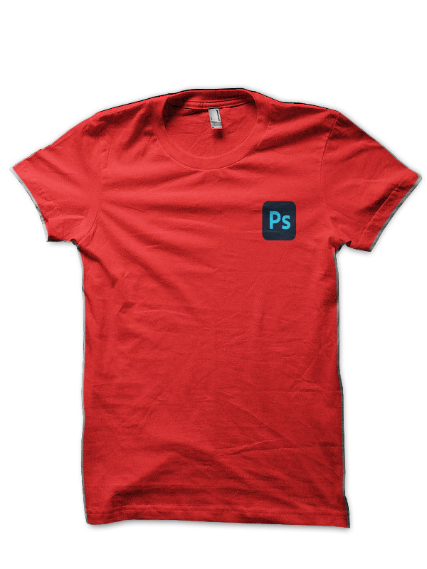Adobe Photoshop Red T-Shirt Hoodie, Sweatshirt | PureTeeCo.com