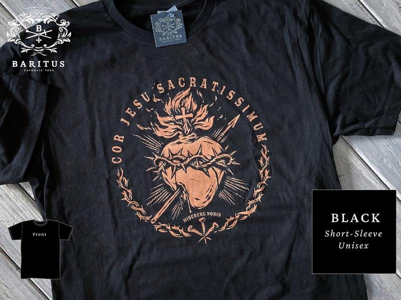 Adult Sacred Heart of Jesus T-shirt Hoodie, Sweatshirt | PureTeeCo.com