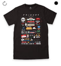 Friends Black Tee Style002 Hoodie, Sweatshirt | PureTeeCo.com
