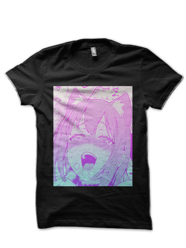 Ahegao Shirt Sexy Face Anime Cosplay Clothes Hentai Manga Gift T-Shirt Hoodie, Sweatshirt | PureTeeCo.com
