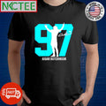 Aidan Hutchinson Action Number 97 Silo signature shirt