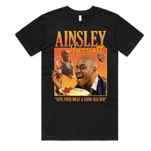 Ainsley Harriott Homage T-shirt Hoodie, Sweatshirt | PureTeeCo.com