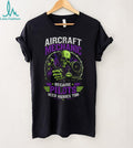 Aircraft Mechanic Pilots Need Heroes Too Skull Shirt
