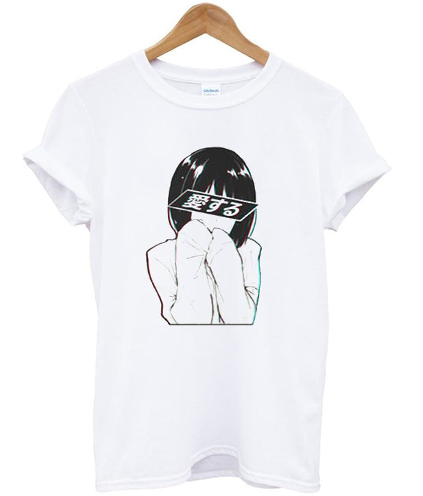 Aisuru Japanese Girl T Shirt Hoodie, Sweatshirt | PureTeeCo.com