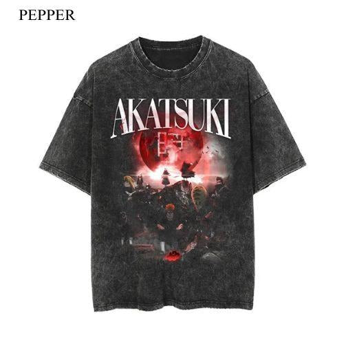 Akatsuki Monster Vintage T-Shirt, Anime Manga Unisex T-Shirt, Gift For Him Menswear Top Hoodie, Sweatshirt | PureTeeCo.com