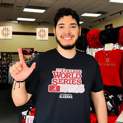 Alabama Baseball 2026 College World Series logo shirt