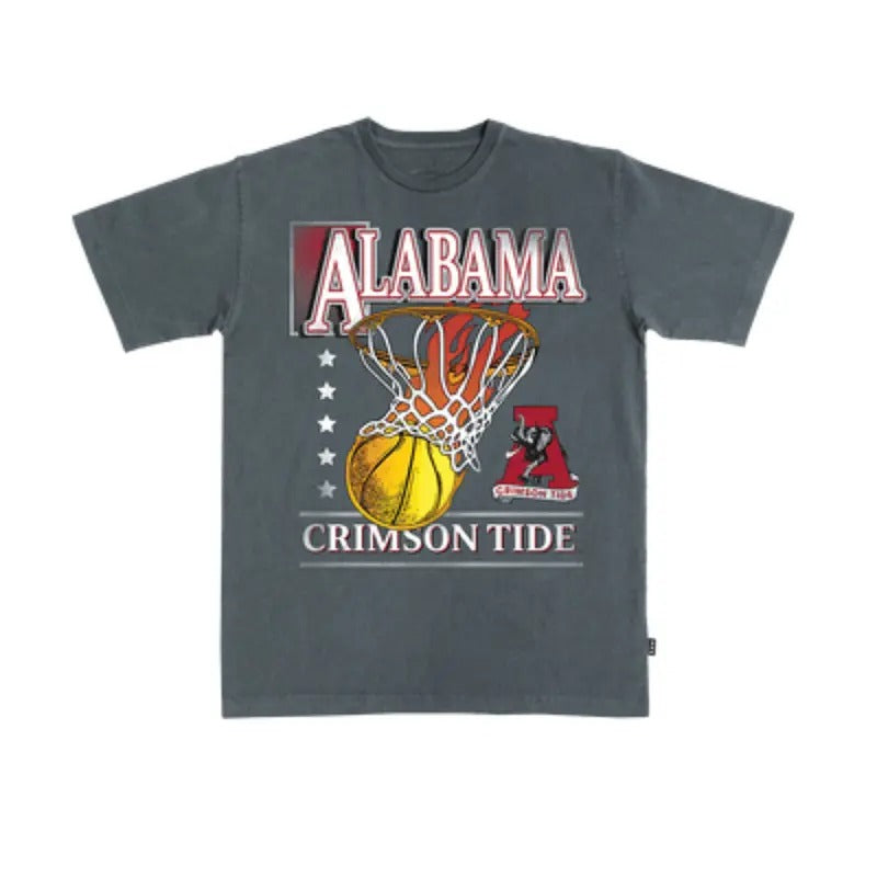 Alabama Hoops Vault Heavy Tee, Vintage Football Shirt, Sport Tee, Unisex Shirt For Men, For Women Streetwear Top Hoodie,...
