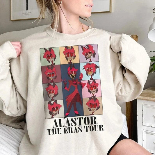 Alastor Hazbin Hotel Alastor Vivziepop  Hazbin Hotel Charlie Sweatshirt