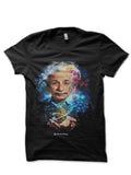 Albert Einstein Black T-Shirt Style002 Hoodie, Sweatshirt | PureTeeCo.com
