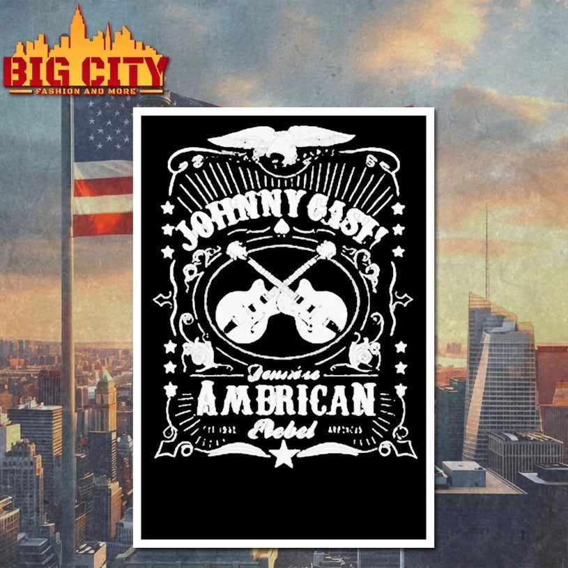 Alex Jones Johnny Cash American Rebel shirt
