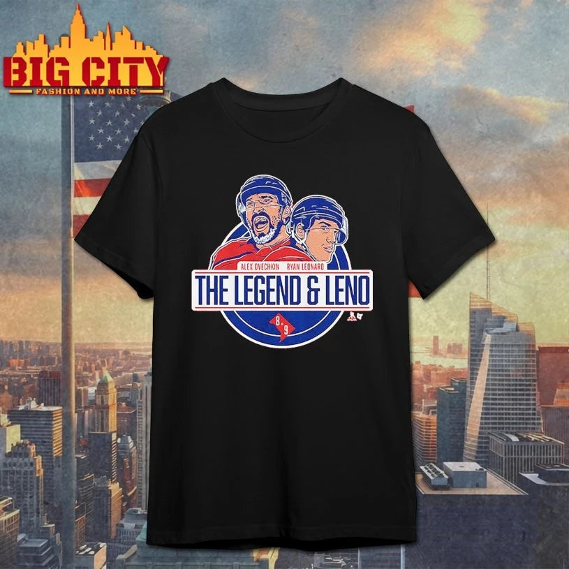Alex Ovechkin &amp; Ryan Leonard The Legend &amp; Leno shirt
