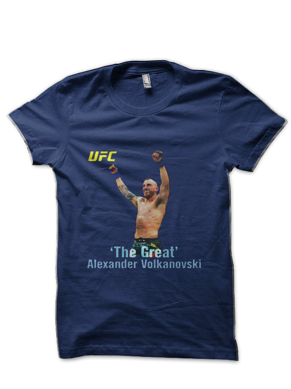 Alexander Volkanovski Navy Blue T-Shirt Style001 Hoodie, Sweatshirt | PureTeeCo.com