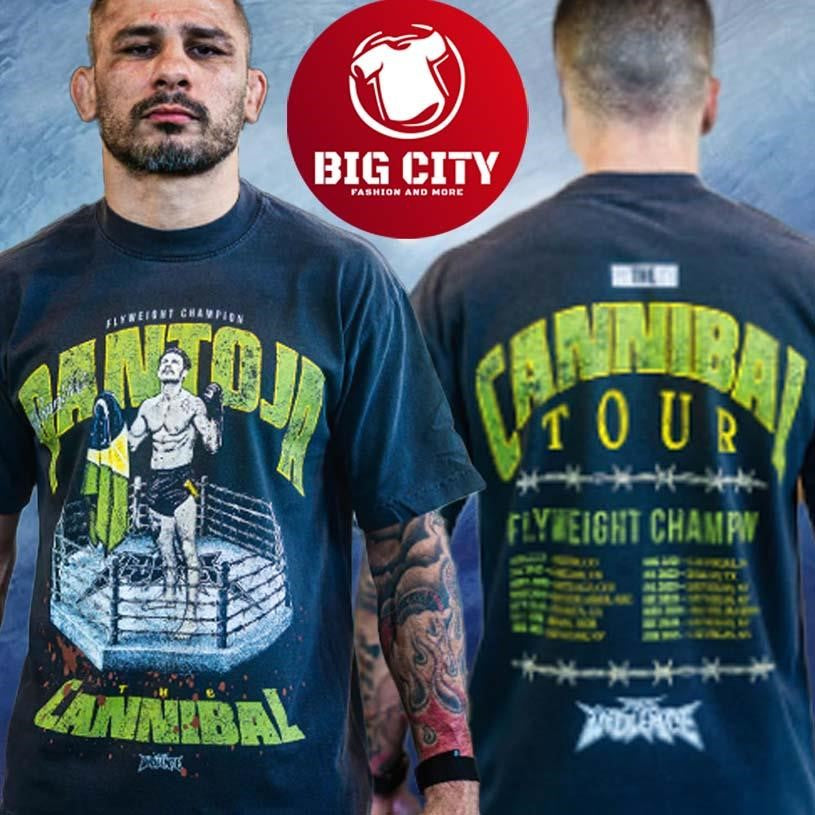 Alexandre Pantoja UFC The Cannibal Tour Flyweight Champs Schedule Two Sided Shirt