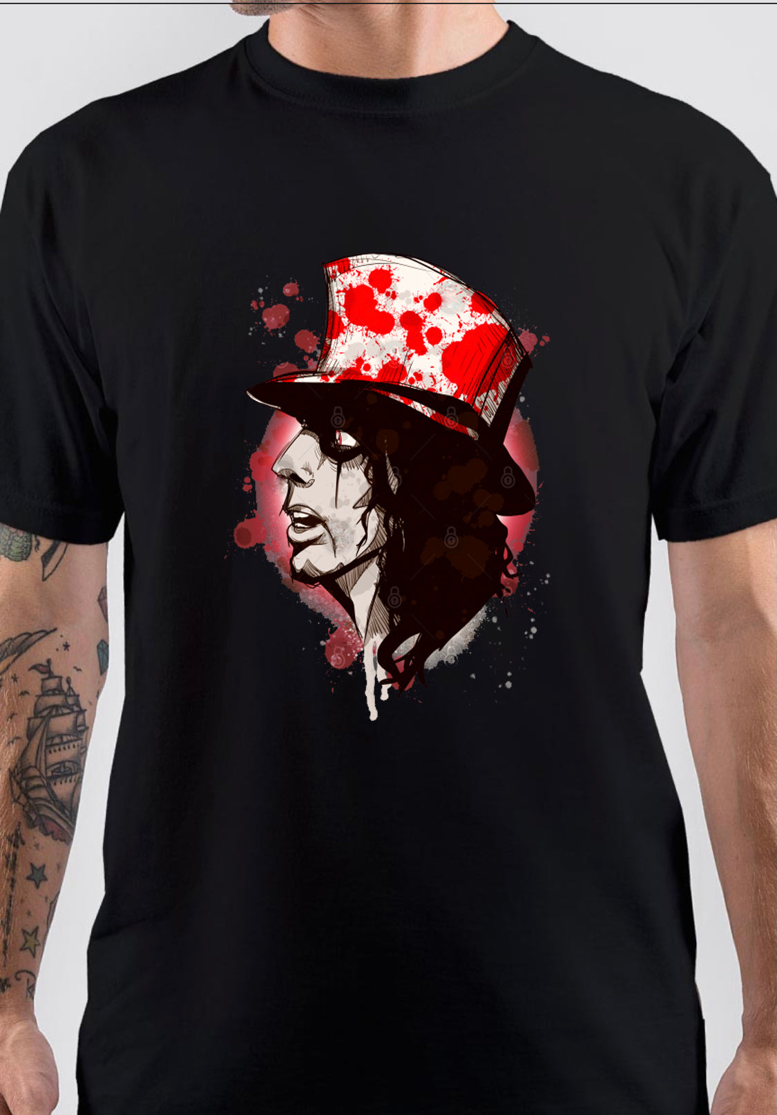 Alice Cooper Art T-Shirt Style011 Hoodie, Sweatshirt | PureTeeCo.com