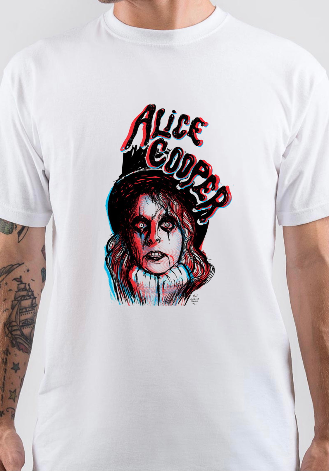 Alice Cooper Art T-Shirt Style006 Hoodie, Sweatshirt | PureTeeCo.com