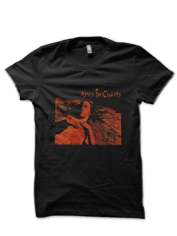 Alice In Chains Black T-Shirt Style009 Hoodie, Sweatshirt | PureTeeCo.com