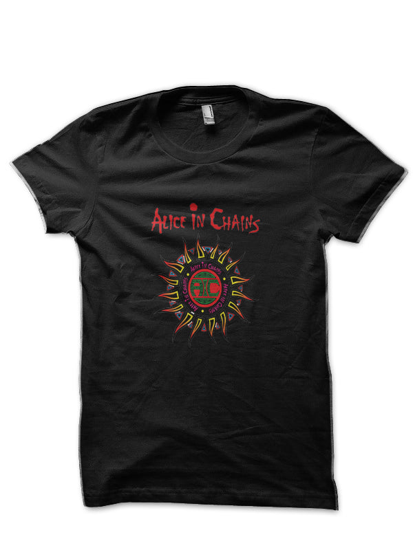 Alice In Chains Black T-Shirt Style008 Hoodie, Sweatshirt | PureTeeCo.com
