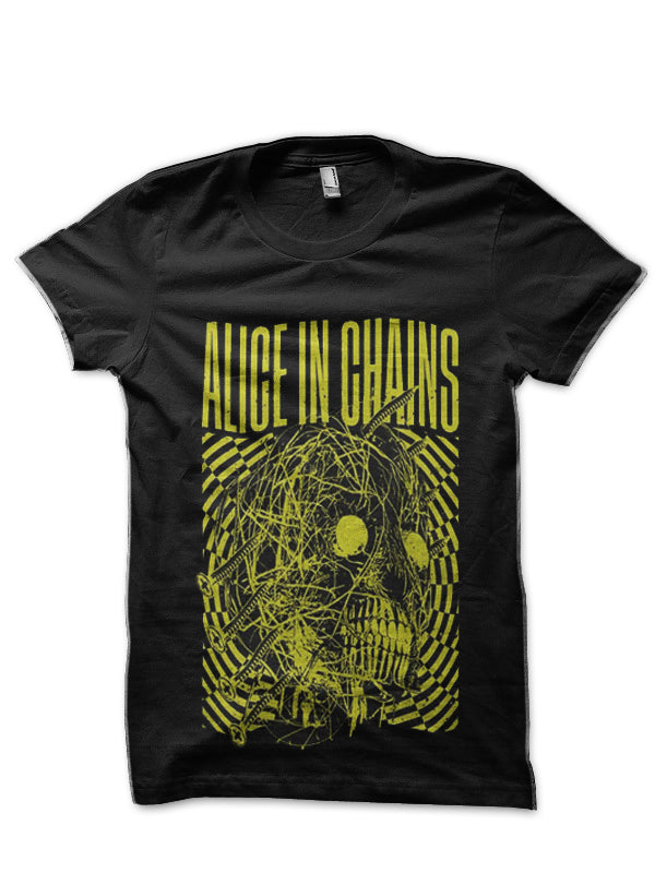 Alice In Chains Black T-Shirt Style001 Hoodie, Sweatshirt | PureTeeCo.com