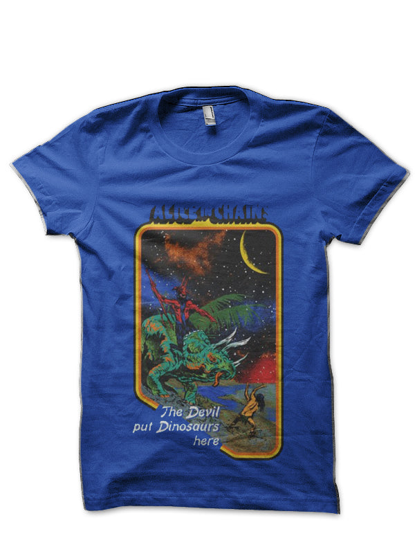 Alice In Chains Royal Blue T-Shirt Hoodie, Sweatshirt | PureTeeCo.com
