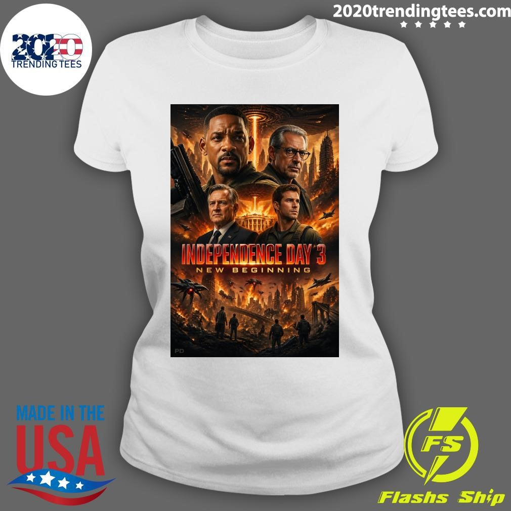 Alien Invasion Returns Independence Day 3 New Beginning Will Smith Is Back Saving The World Shirt