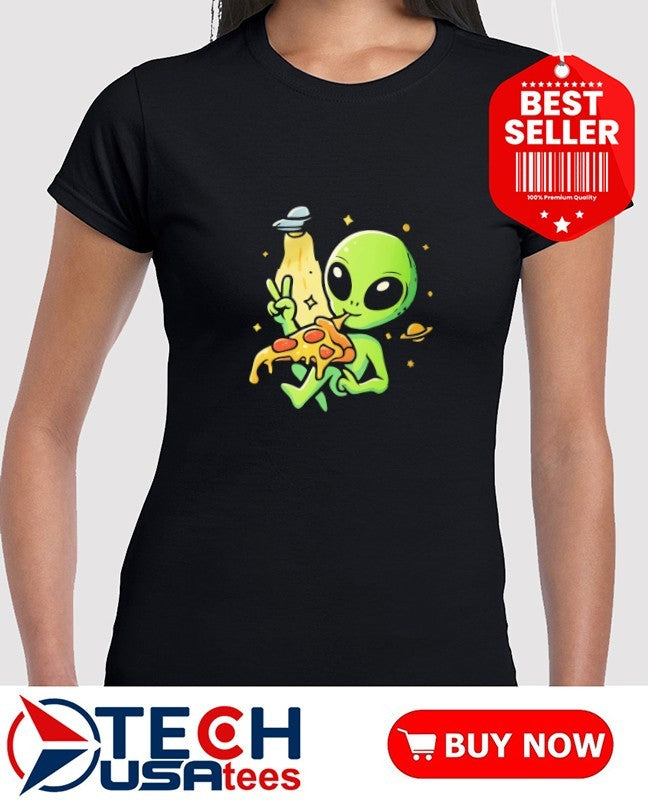 Alien Pizza shirt
