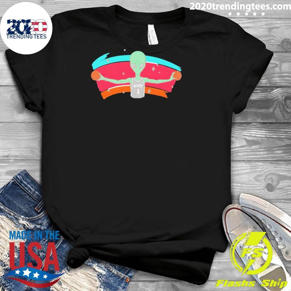 Alien X Victor Wembanyama San Antonio Spurs Basketball Nba 2026 Shirt