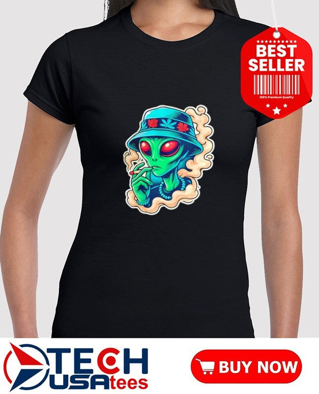 Alien smoking shirt