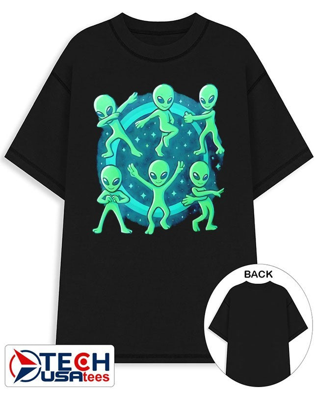 Aliens dancing shirt