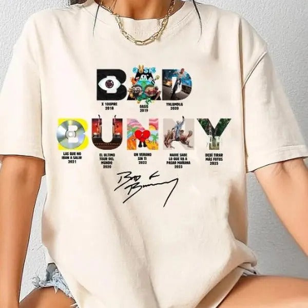 All Albums Bad Bunny New Album Shirt, Debi Tirar Mas Fotos, Bad Bunny Shirt Hoodie, Sweatshirt | PureTeeCo.com