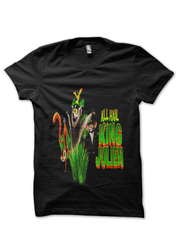 All Hail King Julien T-Shirt Hoodie, Sweatshirt | PureTeeCo.com