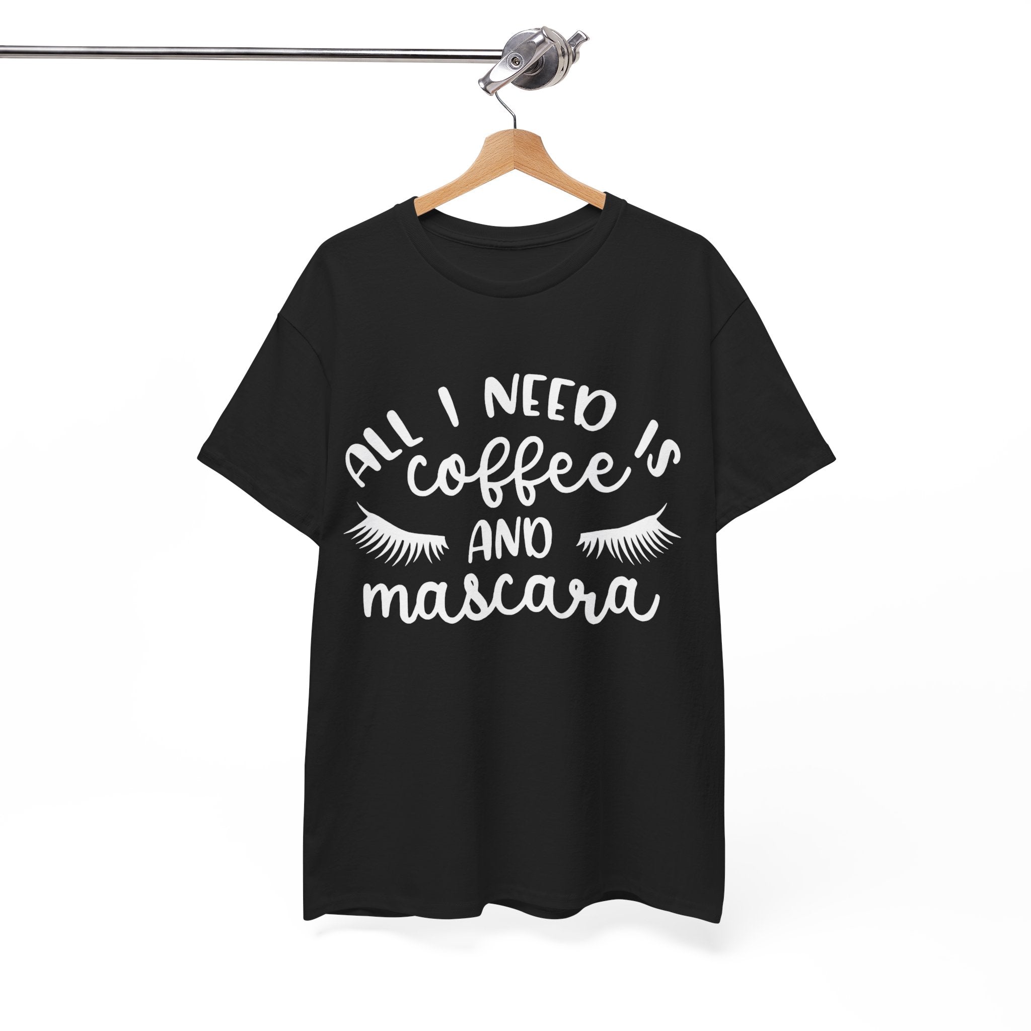 All I Need is Coffee and Mascara T shirt thd Hoodie, Sweatshirt | PureTeeCo.com