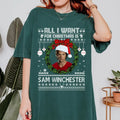 All I Want For Christmas Is Sam Winchester T Shirt, Sam Winchester T Shirt, Gift For Woman and Man Unisex T-Shirt Top...