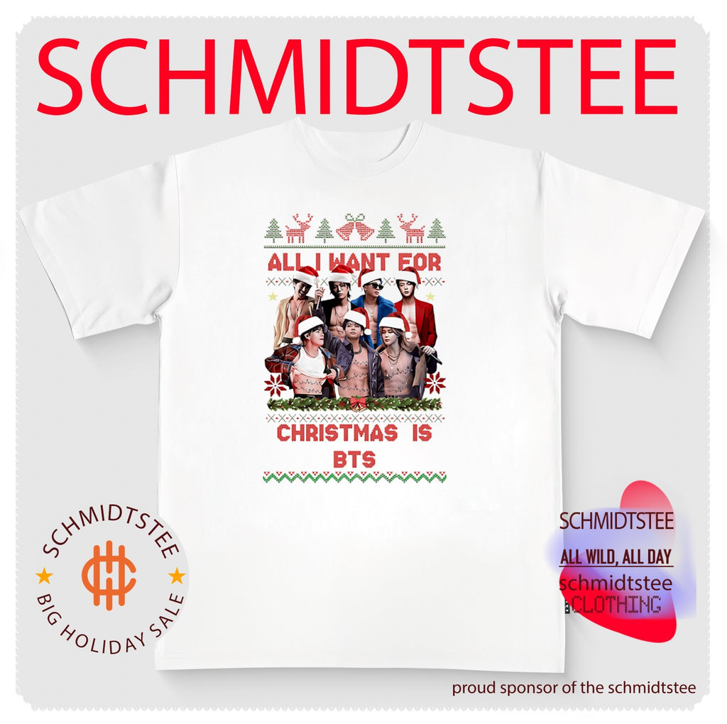 All I want for Christmas is BTS ugly shirt