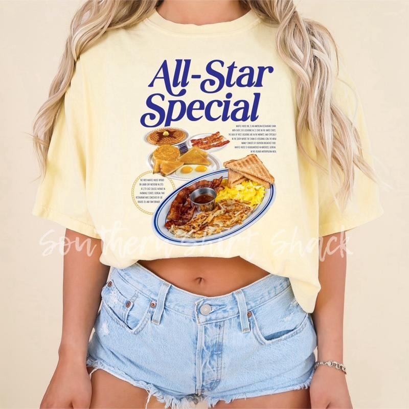 All Star Special Breakfast T shirt  | Banana comfort colors T shirt Hoodie, Sweatshirt | PureTeeCo.com
